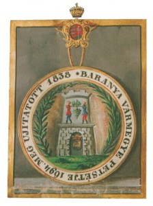 Краљ Фердинанд потврђује 1838. године печат-грб Барањске жупаније из 1694. године