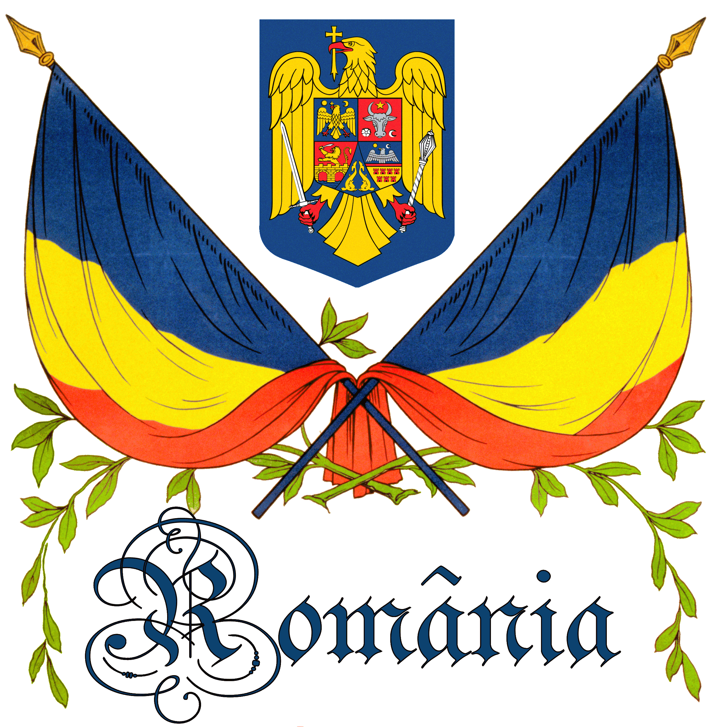 Zastava_i_grb_Rumunije